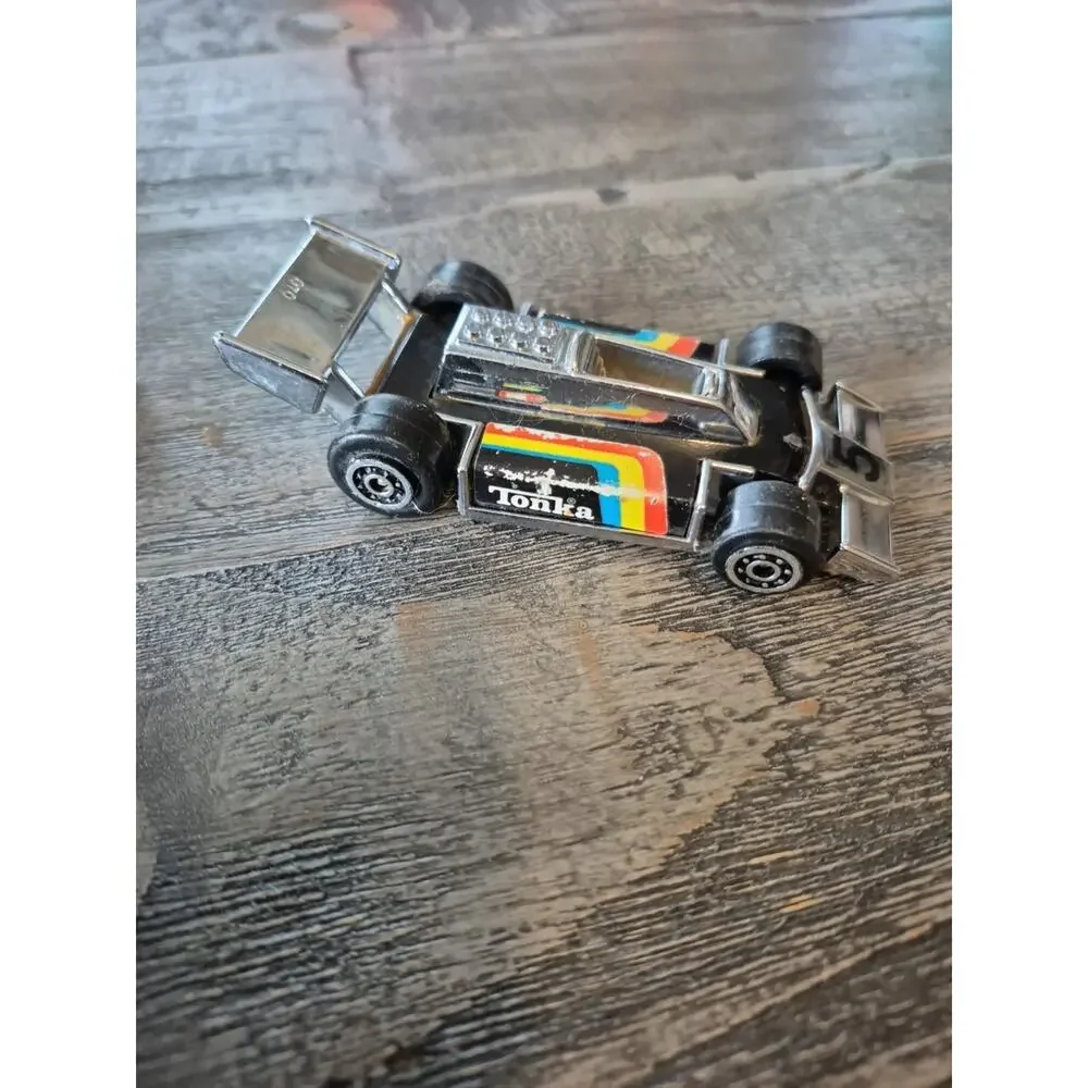 Vintage Tonka Lot of 3 Vehicles Van/Truck Car F1 Racer Black Rainbow Toy READ
